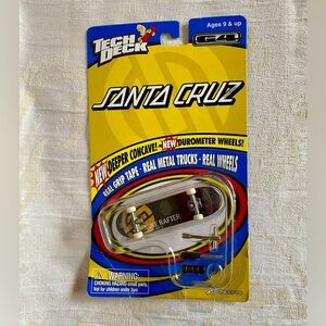 Vintage Tech Deck Santa Cruz Skateboard New